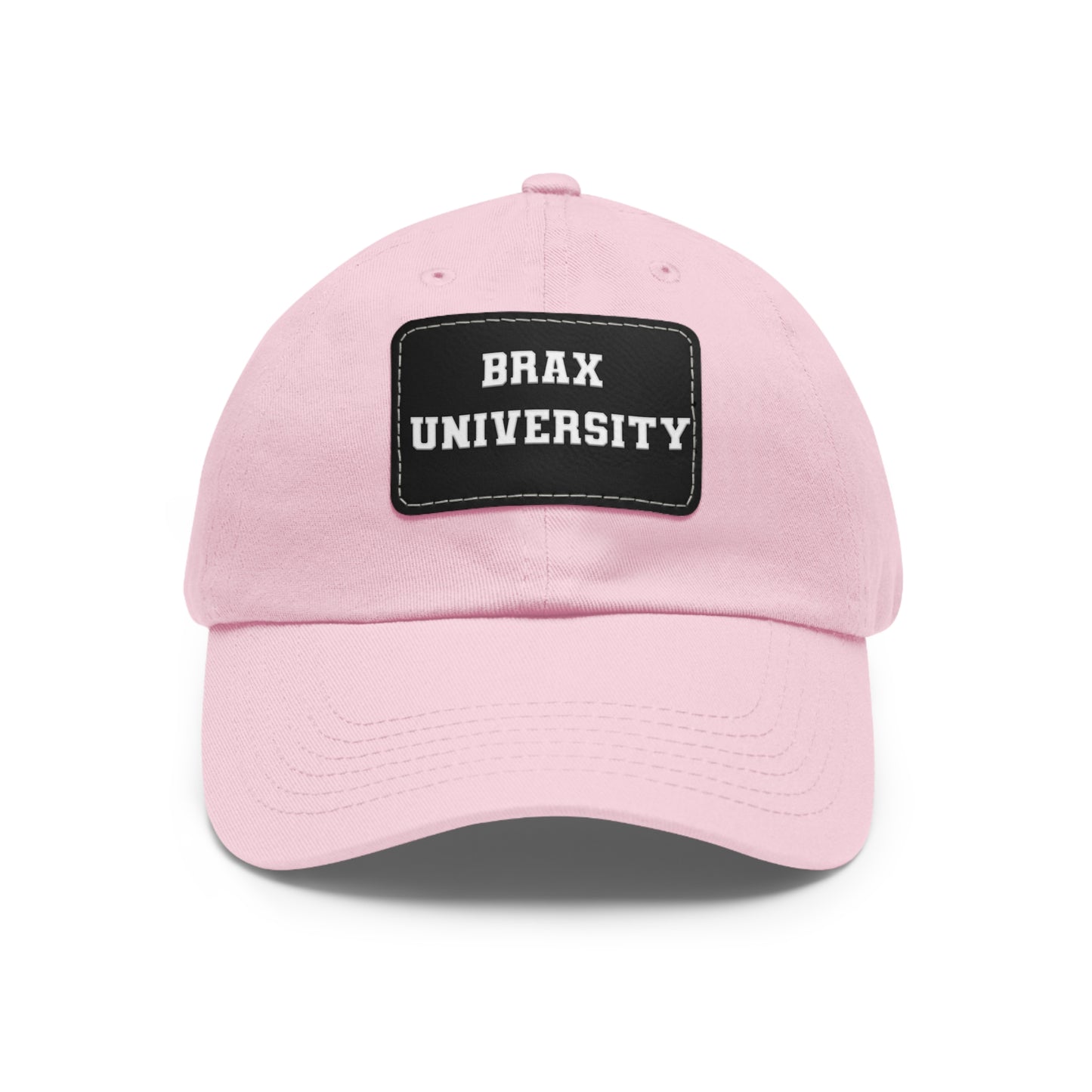 Dad Hat with Leather Patch (Rectangle)